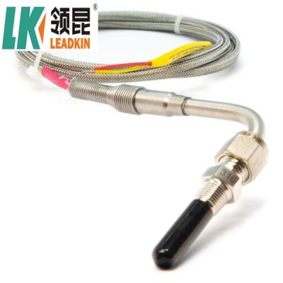 China 2m Pt100 Exhaust Gas Temperature Probe K N Type Sensor 0.5mm 99.6 MgO for sale