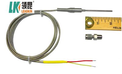 China Thermocouple NiCrSi Conductor Exhaust Gas Temperature Probe Sensor SS310 1.5MM for sale