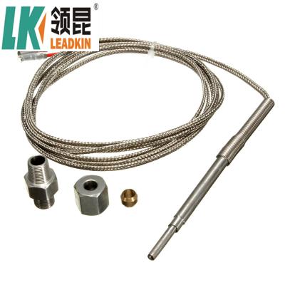 China Tipo par termoelétrico SS310 do Egt K da ponta de prova da temperatura do gás de exaustão de Inconel 600 12.7mm à venda