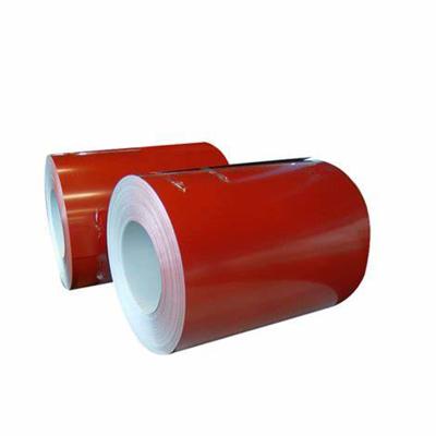 China Red PPGL Coil Roofing DX51D Prepainted Color Coated Steel Coil for sale