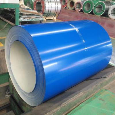China Cold Prepainted PPGI PPGL Galvanized Steel Coil Blue Color Zinc Coated 26 Gauge for sale