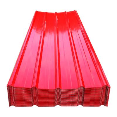 China Hoja corrugada recubierta de color de CGCC Gi, techos corrugados de acero de 5 pies en venta
