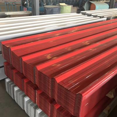 Cina Tolleranza 1% Lastra per tetto in PPGI 275 g Tetto in acciaio rivestito di colore in vendita