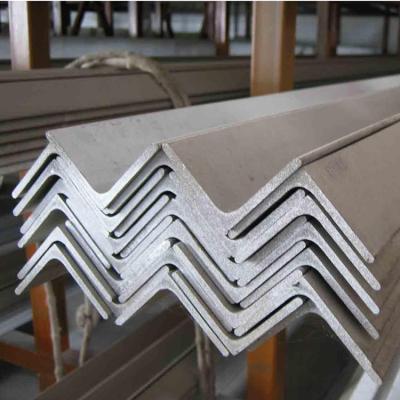 China Brushed Stainless Steel Angle Bar Ss 304 Angle Punching Decoiling Processing for sale