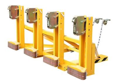 China DG2000A Mechanical Clamping Single Eagle Grip Forklift Drum Grabber Loading Capacity 500kg X4 for sale