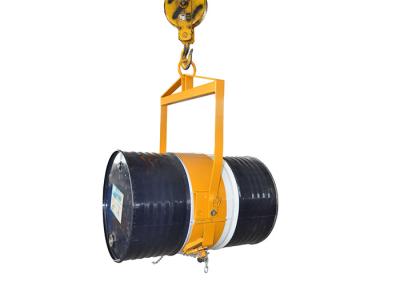 China LM800 Vertical Drum Lifter One-person Operation 55 Gallon Closed Steel Oil Drum Lifter Loading Capacity 800Kg for sale