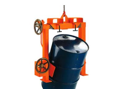 China LZ800/1100 Drum Dispensers Designed Labor Saving Below Hook Drum Lifter With Fork Pockets Load Capacity 500Kg for sale