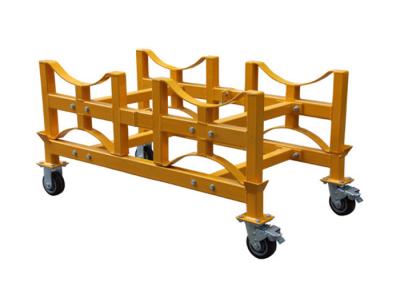 China TY-100 Drum Bracket Dolly Detachable Installation Detachable Oil Drum Tool With Brake Function Load Capacity 1000Kg for sale