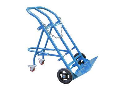 China TY130 Foldable Carbon Steel Cylinder Handling Trolley Load Capacity 200kg for sale