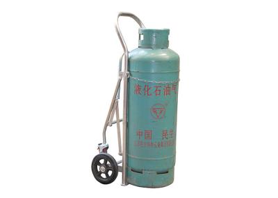China TY140B Easy Fold - Down Oxy Acetylene Trolley With Protection Chain Cylinder Hand Truck Load Capacity 400Kg for sale