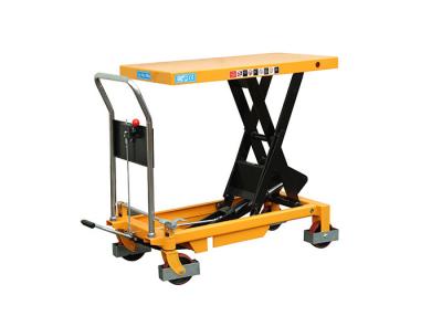 China PT800B PT1000B Single Scissor Table Lift Heavy Lift Work Table Loading Capacity 1000Kg for sale