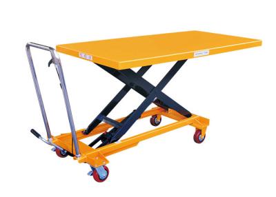 China PTD500 Big Platform Scissor Table Lift Platform Loading Capacity 500kg for sale
