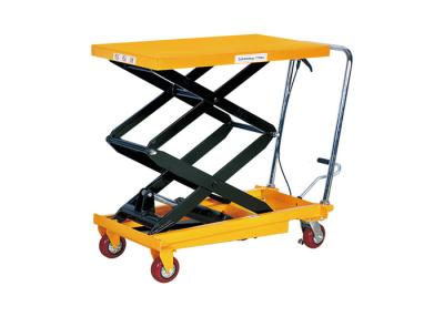 China PTS150 PTS350A PTS350AA Double Scissors Type Mobile Hydraulic Lift Table Load Capacity 350Kg for sale