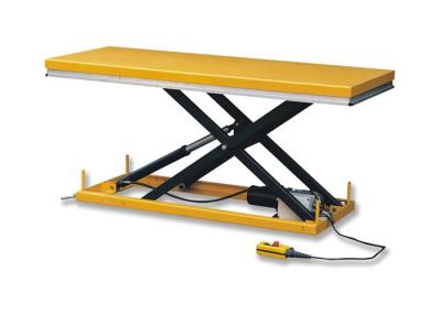 China HW Electric Stationary Lift Table Electric Stationary Scissor Lift Table For Repairing Work Capacity 500Kg for sale
