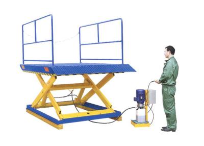 China ALT Electric Load and Unloading Lift Table Lift Platform With Double Acting Hydraulic Cylinders Capacity 1 Ton- 2.7 Ton for sale