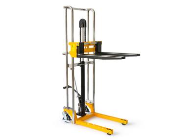 China PJ Mini Stacker with adjustable forks and polyurethane rollers Capacity 400Kg for sale