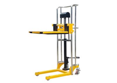 China Light Duty Mini Pallet Stacker With Removable Platform Capacity 400kg for sale