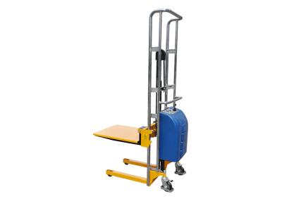 China EJ LP Series Semi Electric Hydraulic Pallet Stacker With Platform Capacity 400Kg for sale