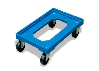 China PD Series Strong ABS Construction Plastic Container Dolly Capacity 250kg for sale