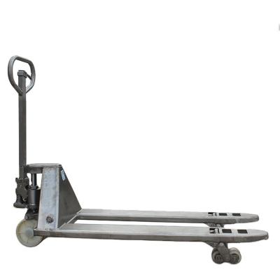China SINOLIFT NPS Handing Stainless Steel Hydraulic Pallet Truck Load Capacity 2500kg-3000kg for sale