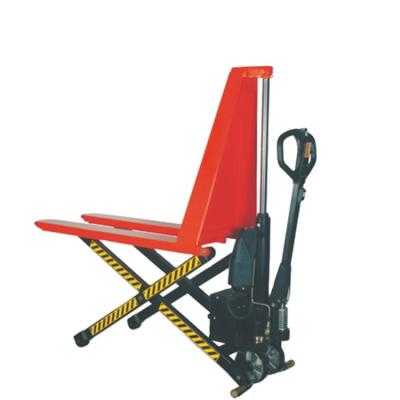 China NPHE Scissors Lift manual Pallet Truck Load Capacity 1000Kg or 1500kg for sale