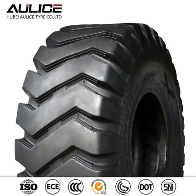 China Aulice E-3/ G-3 17.5 X25 Loader Tires Circumferential And Transverse Pattern Design for sale