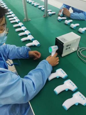 Κίνα Ψηφιακό θερμόμετρο μετώπων μη αφής τη μόνη μπαταρία δοκιμής που χρησιμοποιείται για προς πώληση