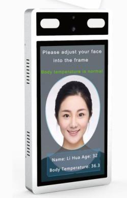 중국 접근 제한 얼굴 인식을 가진 몸의 온도 측정을 위한 Touchless 감시 카메라 판매용