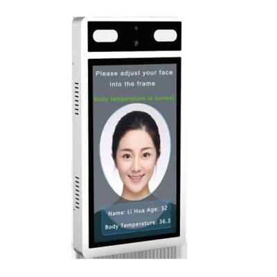 China Temperature Measure 0.8m Facial Recognition Entry System for sale