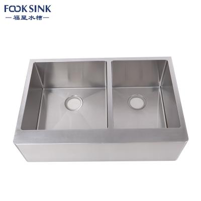 China 304 SS Apron Style Sink , Undermount Apron Front Sink For Hotel / Restaurant for sale