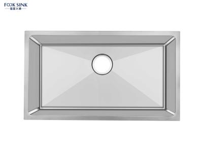 China Stainless Steel 304 Commercial Double Bowl Sink Quality Soundproofing Structure for sale