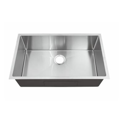 China Large Stainless Steel Undermount One Bowl Kitchen Sinks For Granite Countertop for sale
