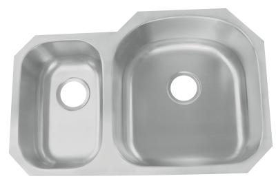 China Undermount Kitchen Sink Stainless Steel Drop In Double Bowl Brushed Satin Finish for sale