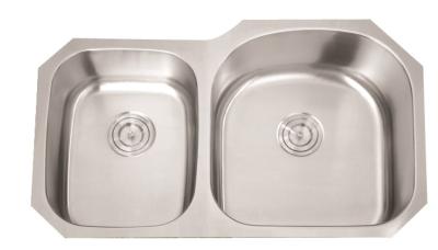 China 34*20-1/2 IN Ss Double Bowl Sink , Double Bowl Corner Kitchen Sink Undermount for sale
