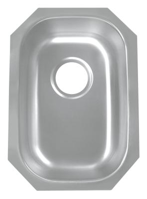 China 15mm Radius 16 Gauge Single Bowl Stainless Steel Kitchen Sinks For Daily Use for sale