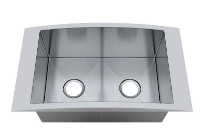 China Handcrafted Stainless Steel Kitchen Sinks 18 Gauge Top Mount With Long Using Life for sale