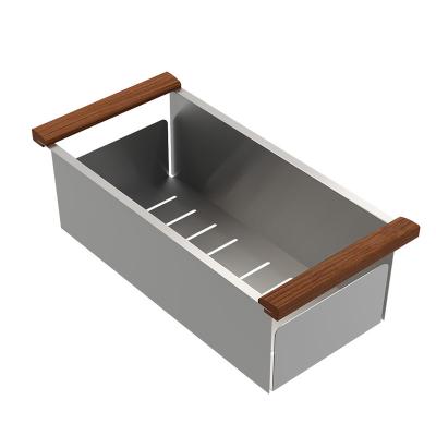 China Kitchen Sink Grids Stainless Steel , Customized Rectangular Metal Sink Grid for sale