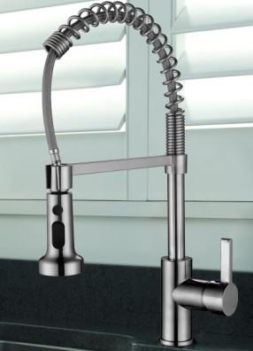 China Commercial Contemporary Kitchen Sink Faucets With Flexible Long Neck for sale