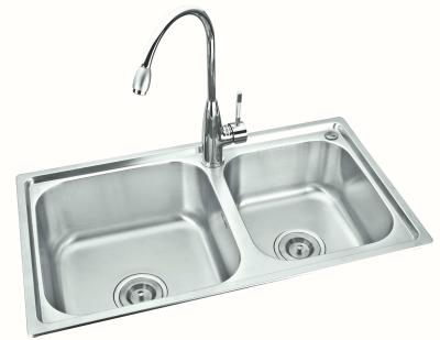 China Customized OEM & ODM Project Sink Brush Nickel And Satin Finished / 32 inch kitchen sink for sale