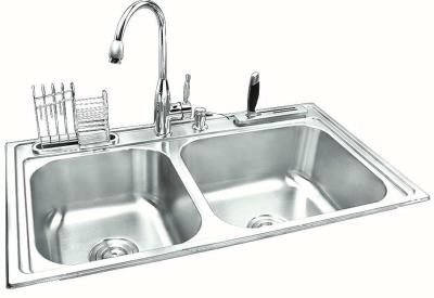 China Custom Stainless Steel Corner Sink Unit With Outstanding Abrasion Resistance for sale