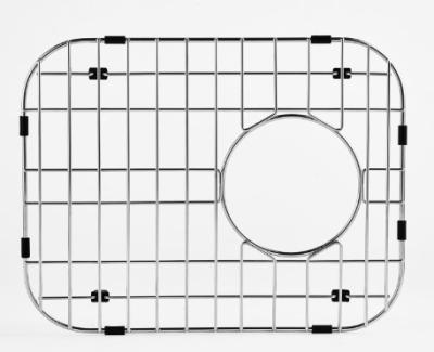 China Organizador inferior de acero inoxidable rectangular Protector de la cocina de Chrome de la rejilla del fregadero del alambre en venta