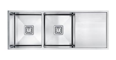 China Fregadero de cocina de la mancha con el aparador del escurridero de izquierda a derecha al aire libre en venta