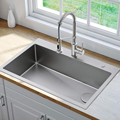 China 1.5mm Thickness Undermount Kitchen Bar Sink Stainless Steel 1 Bowl With Strainer for sale