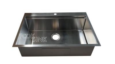 China 33 Inch Topmount Kitchen Workstation Sink Stainless Steel All In One for sale