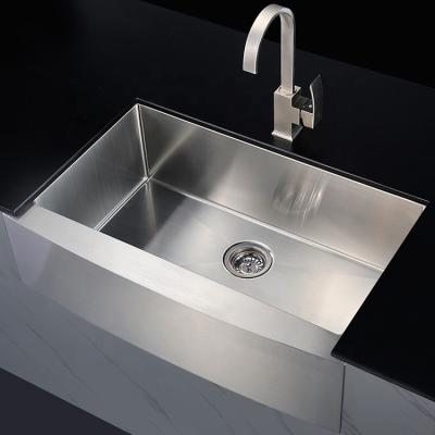 China 33'' Apron Stainless Steel Kitchen Sink Front Farmhouse Single Bowl for sale