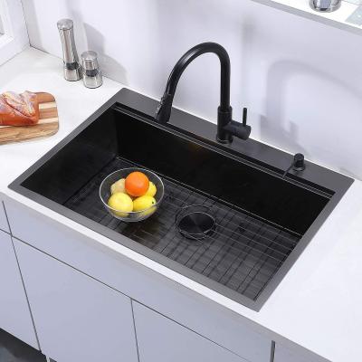 China Farmhouse Kitchen 33X19 Inch Top Mount Workstation Sink for sale