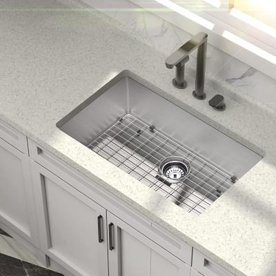 China High Quality Undermount Single Bowl Stainless Steel Handmade Kitchen Sink for sale