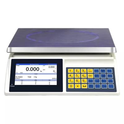 China 30kg 1g Accuracy Electronic Counting Scale Electronic Smart Scale Table Top for sale
