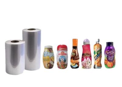 China Clear PET Shrink Film Customized Size For Plastic Bottles ISO9001 Approved for sale