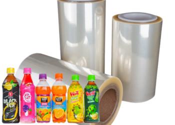 China Length Customized PVC Shrink Film High Gloss / High Strength For Water Label for sale